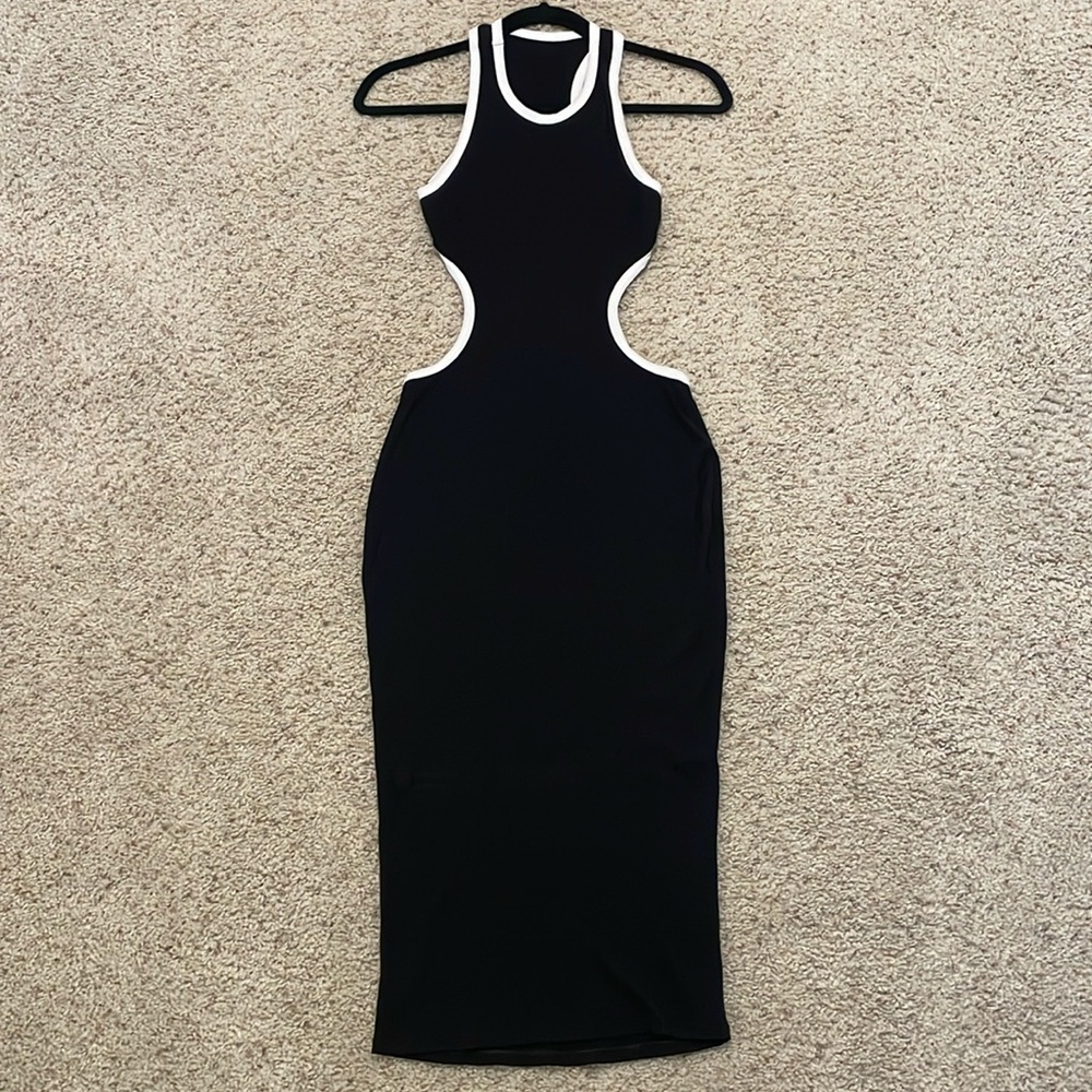 Cutout Midi Dress: Size Large